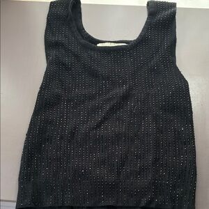 Elegant Black Sleeveless Tank Top